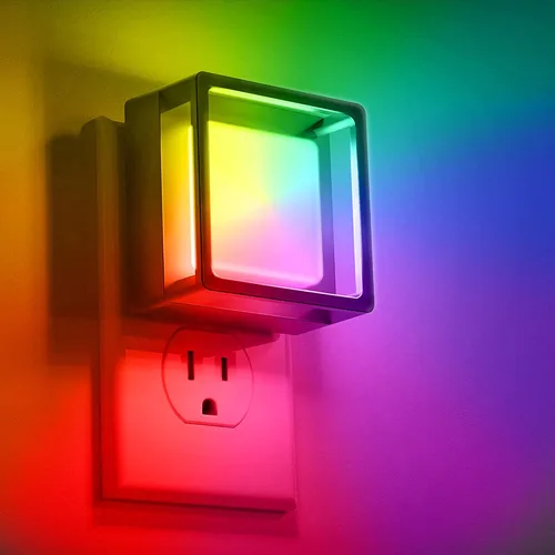 Miniatura 18 de DORESshop Luz nocturna LED, luces nocturnas enchufables a la pared (paquete de 2) con sensor de atardecer a amanecer, luces nocturnas regulables