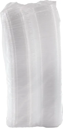 Miniatura 5 de DART CH8DEF 8 oz Contenedor transparente con bisagras y resistente a manipulaciones con tapa plana (Caja de 200) 5.5 x 4.9 x 1.4 pulgadas, sello