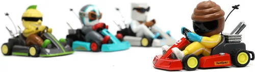 Miniatura 5 de Jada Toys Fart Karts The Skid Pull Back Car, juguetes de 3.5 pulgadas para niños a partir de 6 años (32787)