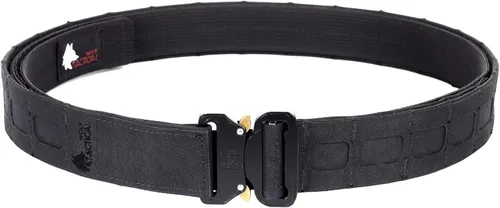 WOLF TACTICAL Molle Battle Belt Lite - Cinturón de combate de liberación rápida de 1.75 pulgadas Negro