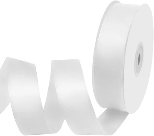 Miniatura 58 de Cinta de tela de satén de 1-1/2 pulgadas de ancho x 50 yardas, cinta negra perfecta para lazos de bricolaje, guirnaldas, envoltura de regalos