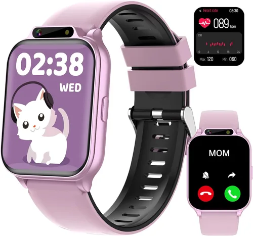 Miniatura 10 de Tixpc Reloj inteligente impermeable para niños con rastreador de actividad deportiva, podómetro Heartrate SpO2, monitor de estrés, linterna