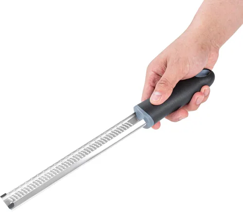 Miniatura 7 de Restaurantware Met Lux - Rallador de mano de 13 pulgadas, 1 rallador de queso Zester, con mango para rallar limones y rallar queso, rallador