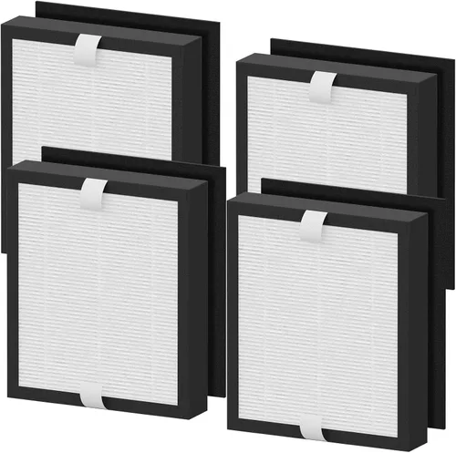 Miniatura 10 de Paquete de 2 filtros de repuesto IAF-H-100A compatibles con Filtrete FAP-C01-A e Idylis AC-2119, IAP-40-140, IAP-10-150 purificador de filtro de aire
