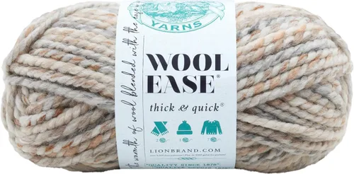 Miniatura 64 de Lion Brand Yarn - Ovillo de lana Wool-Ease Thick & Quick color fuerza aérea