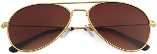 Miniatura 4 de Wodison Gafas de sol clásicas para niños y niñas, lentes de sol reflectantes con marco de metal