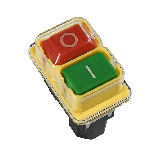 Miniatura 3 de HQRP Interruptor electromagnético de encendido y apagado de 4 pines compatible con KEDU KJD17B, interruptor de arranque de herramienta eléctrica