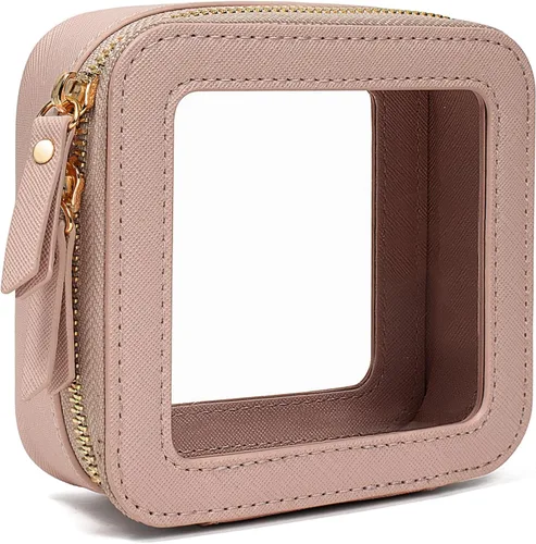 Miniatura 20 de LETGO Bolsas de Maquillaje Transparentes, Bolsa de Aseo Aprobada por la TSA con Cierre, Organizador de Maquillaje Transparente de Gran Capacidad