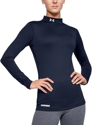 Miniatura 4 de Under Armour ColdGear Authentics - Mock de compresión para mujer