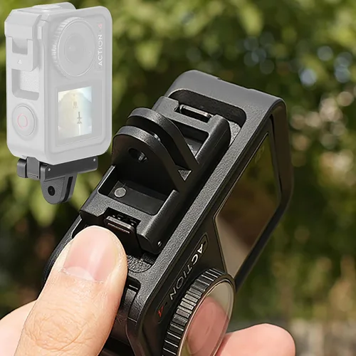 Miniatura 6 de PCTC Adaptador magnético compatible con DJI Osmo 360/Osmo Action 5 Pro/4/3 Adaptador de liberación rápida – Accesorios DJI, trípode conectable