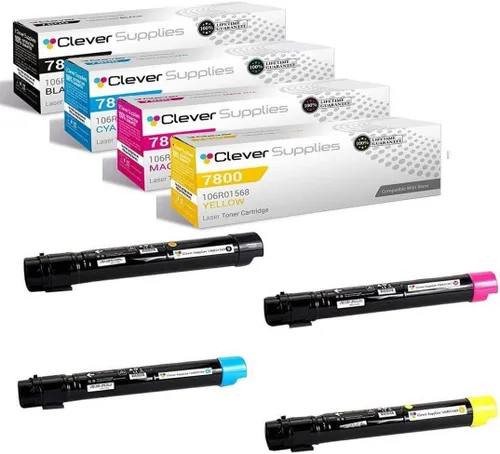 Miniatura 34 de CS compatible Xerox Phaser 6510/WorkCentre 6515 (106r03480) 2 cartuchos de tóner negro para Phaser 6510, WorkCentre 6515 2 negro