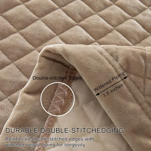 Miniatura 4 de tohrisa Juego de edredón de terciopelo tamaño King, ropa de cama ultrasuave de 3 piezas con 2 fundas de almohada, colcha reversible ligera