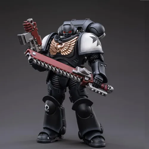 Miniatura 38 de Pipigirl Figuras de acción de soldado de licencia genuina 1/18, kits de modelos de guerrero extremo militar militar de 4 pulgadas Ultramarino