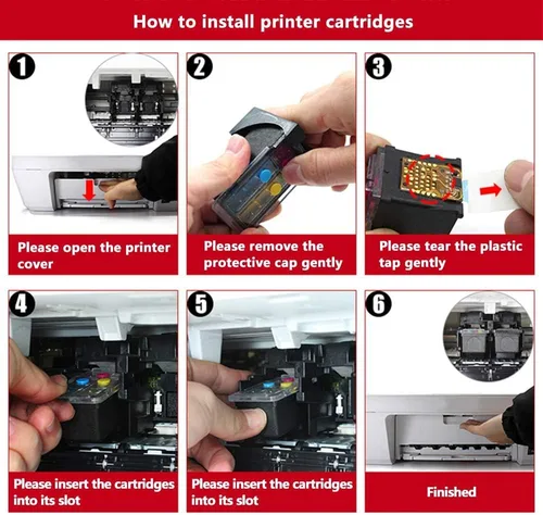 Miniatura 3 de LEBOK Para Canon PG245 Cartucho de tinta negra remanufacturado para Canon PG245XL Cartucho de tinta negra para impresoras Canon Pixma MX490 MX492
