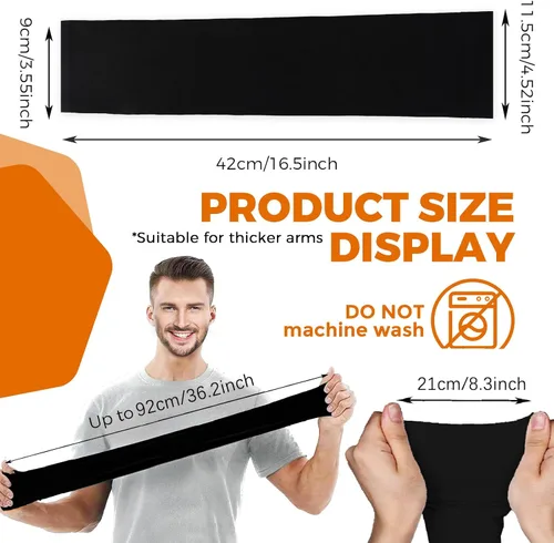 Miniatura 7 de AURUZA 5 pares de mangas de brazo para hombres y mujeres, protección solar UV, compresión tatuaje, cubierta para baloncesto, voleibol