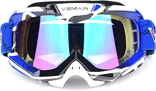 Gafas de motocicleta y motocross para carreras de cuatrimoto (ATV), de bicicleta en tierra, de todoterreno y carrera táctica de motocicleta,