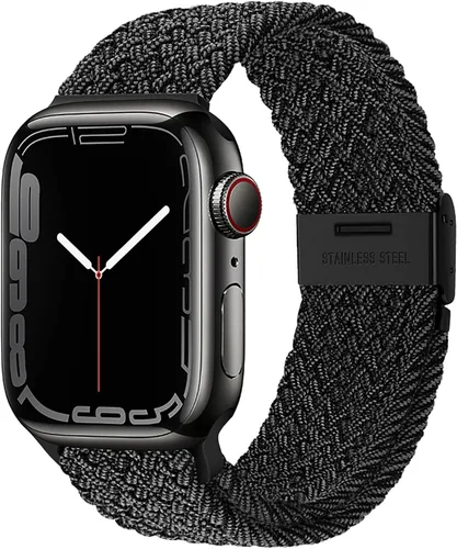 Miniatura 14 de Qimela Correa Compatible con Apple Watch de 1.49/1.57/1.61/1.65/1.73/1.77/1.77/1.93 pulgadas para Mujeres y Hombres, Correa Deportiva Solo Loop