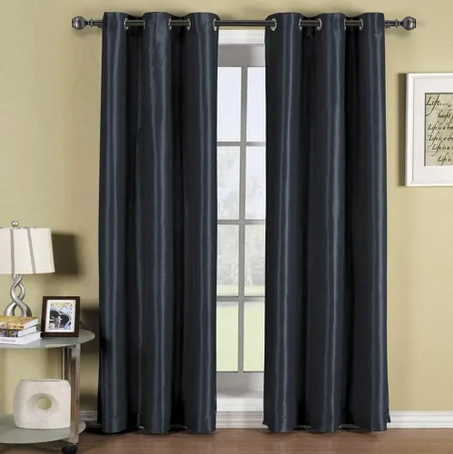 Miniatura 20 de Royal Tradition Cortinas opacas de 42 x 63 pulgadas, juego de 2 paneles de cortinas doradas con aislamiento térmico para oscurecer la habitación