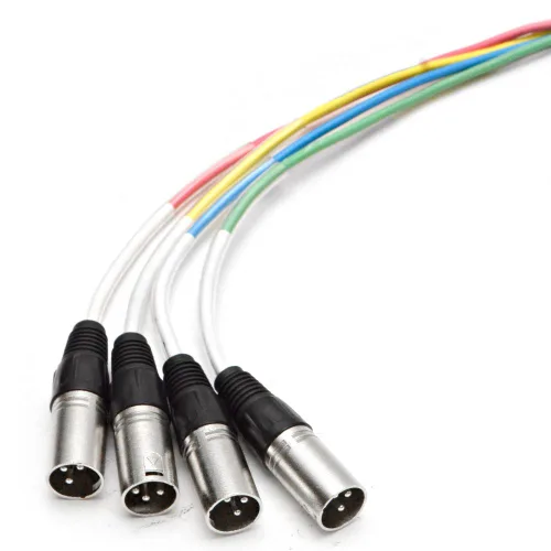 Miniatura 4 de Seismic Audio - SASH-4x20 - Cable XLR de 4 canales Enviar Sub Snake - 20 pies