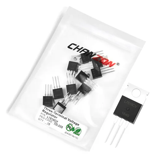 Miniatura 30 de Chanzon TL431 TO-92 Regulador de voltaje ajustable positivo IC, regulador positivo de tres terminales para administración de energía