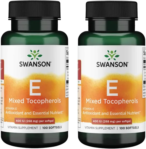 Miniatura 8 de Swanson Vitamina E Tocoferoles Mixtos 400 Iu (268 miligramos) 100 Sgels