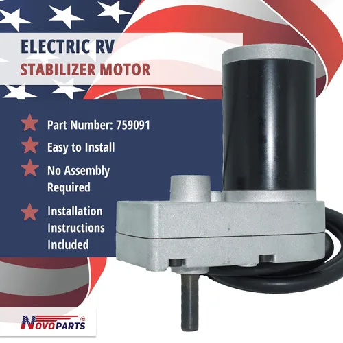 Miniatura 2 de 759091 Motor eléctrico de estabilizador de RV y conjunto de caja de engranajes para PSX2 S60 695602
