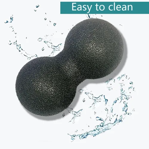 Miniatura 6 de Bola de masaje de maní duro, bola doble para terapia de punto de activación, liberación miofascial, masaje de tejido profundo y relajación