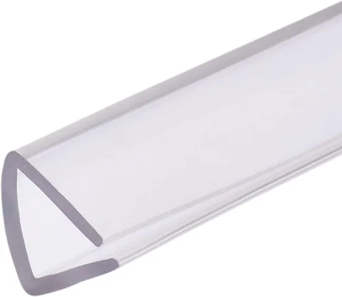 METALLIXITY Bordes de borde (16.4 pies), 1 unidad, sello en U de PVC para tira de sellado de borde de 0.394-0.472 in, para sellos de ventana de