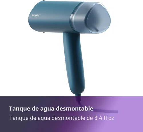 Miniatura 2 de Philips Serie 3000 Vaporizador de mano para viajes, compacto y plegable, calentamiento rápido, capacidad de 3.3oz, hasta 20g/min de vapor continuo