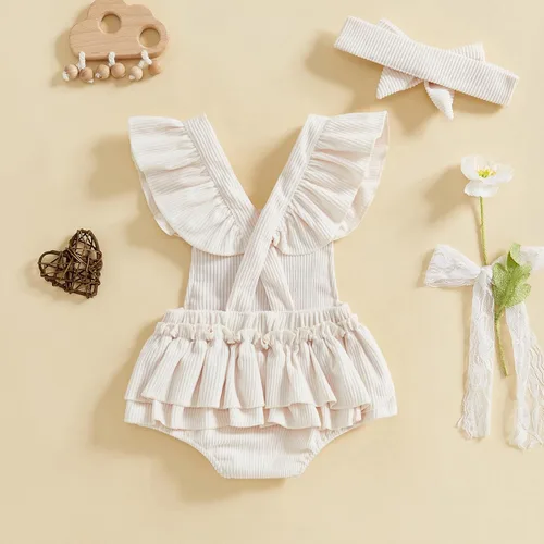 Miniatura 25 de Mameluco para bebé y niña, ropa floral para el verano, traje de verano