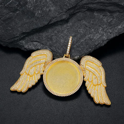 Miniatura 7 de Collar con colgante de plata de ley 925 para hombre, collar personalizado con foto, collares de plata de ley brillantes para mujer, collar de imagen