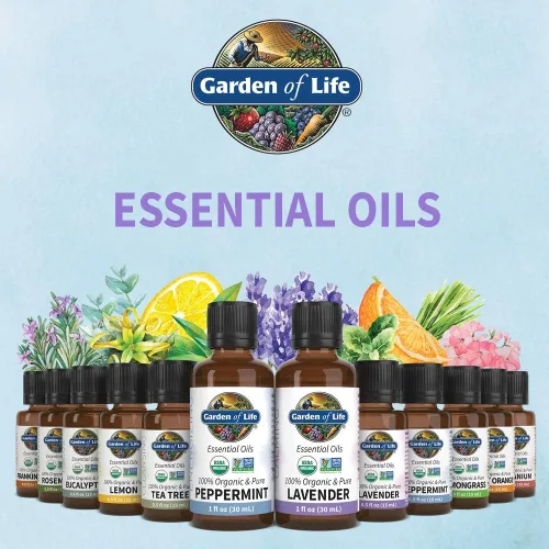 Miniatura 9 de Garden of Life Aceite Esencial, Lavanda 1 fl oz (30 mL), 100% Orgánico USDA & Puro, Limpio, Sin Diluir y Sin OMG - para Difusor, Aromaterapia