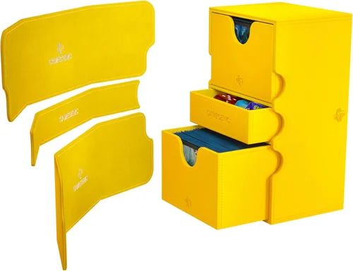 Miniatura 3 de Gamegenic Stronghold 200+ XL - Caja de cubierta convertible Doble manga Protector de juego de cartas con cajón de accesorios Superficie