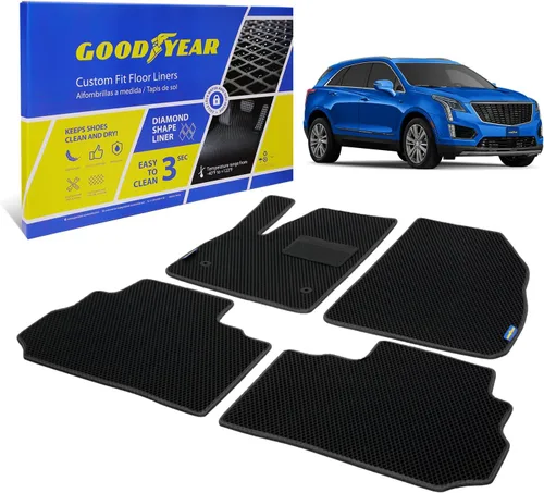 Miniatura 26 de Goodyear Alfombrillas de automóvil para todo tipo de clima, ajuste personalizado para Toyota 4Runner 10-12, juego de 5 piezas, revestimientos