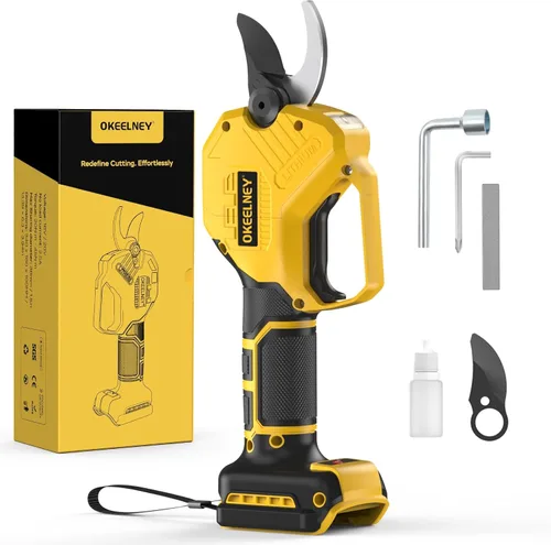 Miniatura 9 de Tijeras de podar eléctricas para batería Milwaukee M18, podadora inalámbrica sin escobillas con capacidad de corte de 1.4 pulgadas para podar