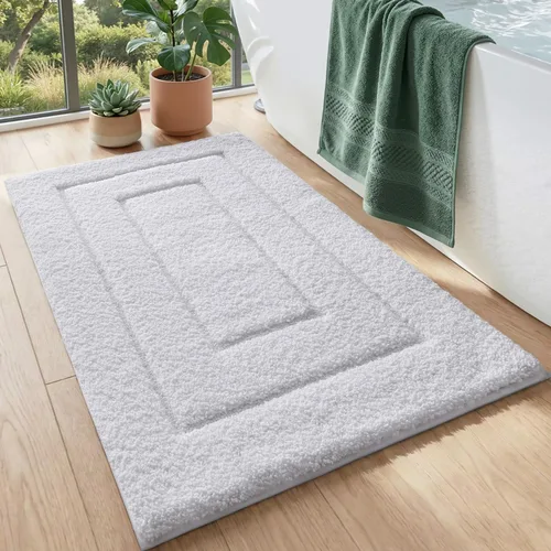 Miniatura 24 de DEXI - Alfombra de baño antideslizante, absorbente, de alta calidad, lavable a máquina, cómoda alfombra para cuarto de baño