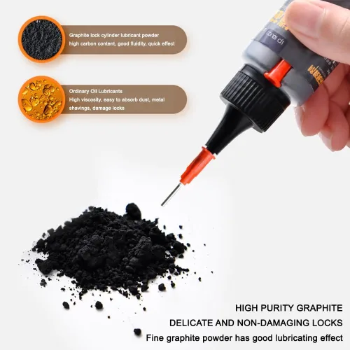 Miniatura 3 de Lubricante profesional de bloqueo de grafito con espray inteligente de paja para puertas correderas, puertas de garaje y cerraduras atascadas 1