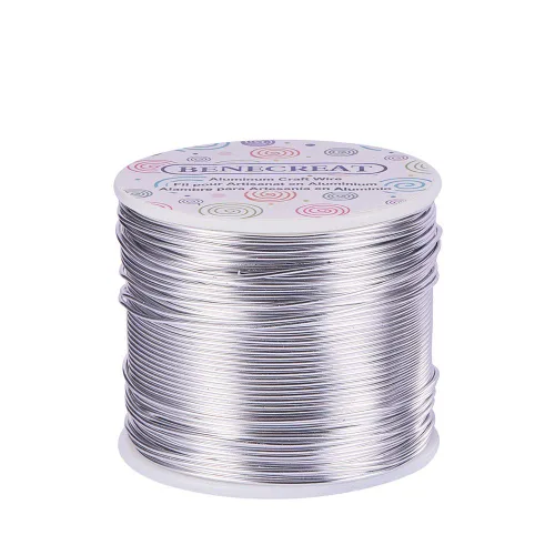Miniatura 18 de BENECREAT -Alambre de aluminio para joyería de calibre 9, 55 pies, alambre metálico flexible para esculpir, ideal para manualidades de Halloween