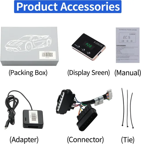 Miniatura 7 de Controlador de respuesta del acelerador, acelerador de pedal de carreras electrónico inteligente de 9 velocidades de 9 modos para Toyota Tacoma FJ
