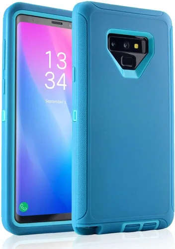 Miniatura 7 de HIQUE Defender - Funda para Samsung Galaxy Note 9, sin protector de pantalla, resistente, protección contra caídas, híbrida de poliuretano Azul