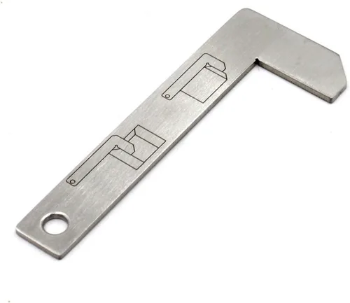 Miniatura 2 de W.S Chaflán Gage Regla de biselado Herramienta de inspección biselada externa Calibre de biselado Acero inoxidable 0.000-1.181 in