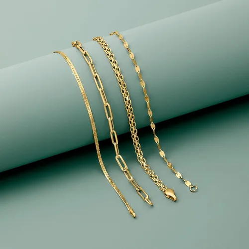 Miniatura 5 de RS Pure by Ross-Simons Pulsera de espiga de oro amarillo de 14 quilates de 0.059 in. 7 pulgadas, Oro amarillo de 14 quilates, No es una piedra