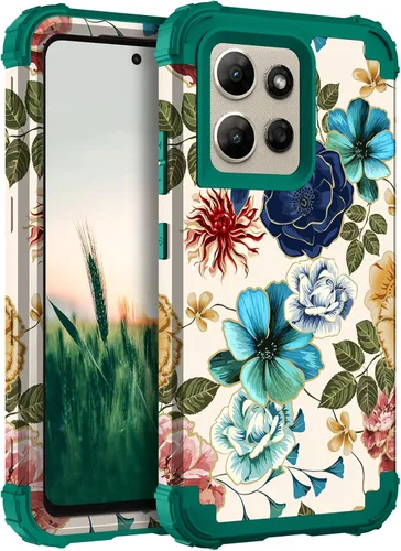 Miniatura 11 de Hocase for Moto G Power 2026 Case, Shockproof Heavy Duty Protection Soft Silicone Rubber Bumper+Hard Plastic Hybrid Protective Phone Case - Mandala