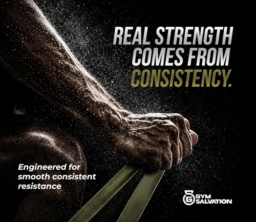 Miniatura 6 de Gym Salvation Resistance Bands Set, 5 Pull Up Assist & Strength Training Bands, Durable Powerlifting & Workout Loops with Carry Bag - Black and