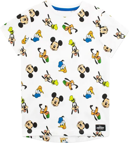 Miniatura 4 de Disney Camiseta de Mickey Mouse para niños, paquete de 2, azul, blanco
