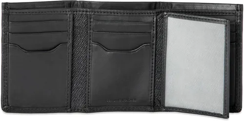Miniatura 53 de Levi's Billetera triple para hombre, elegante y delgada, incluye ventana de identificación y tarjetero de crédito