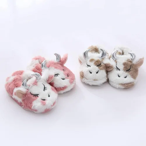 Miniatura 5 de Pantuflas antideslizantes de interior de dibujos animados para bebés y niñas