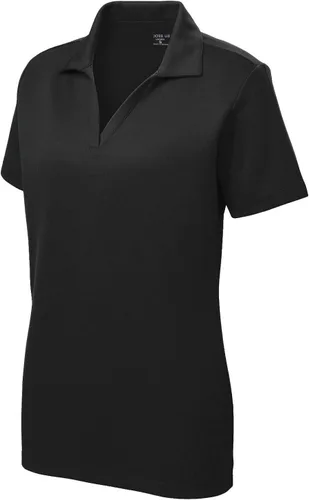Dri-Equip Racer - Blusa de malla tipo polo de manga corta para mujer desde talla XS hasta 4XL