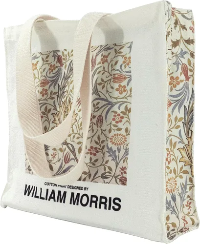Miniatura 7 de Bolsa de lona para mujer con cremallera, bolsa de lona duradera y portátil reutilizable, bolsa de mano estética 1915