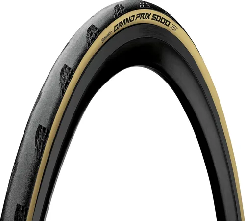 Continental Grand Prix 5000 - Neumático para bicicleta de carretera | El mejor todoterreno del campo - BlackChili, Vectran Breaker, LazerGrip,